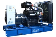 Дизельный генератор ТСС ЭД-500-Т400 в погодозащитном кожухе на прицепе