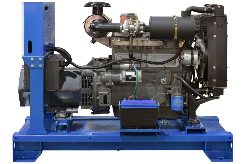 Дизельный генератор ТСС ЭД-30-Т400 с АВР в погодозащитном кожухе на прицепе