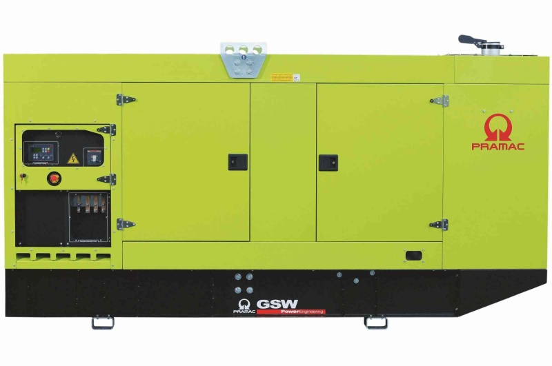 Дизельный генератор Pramac GSW 460 I в кожухе