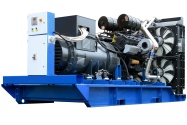 Дизельный генератор ТСС ЭД-600-Т400 АВР в погодозащитном кожухе на прицепе
